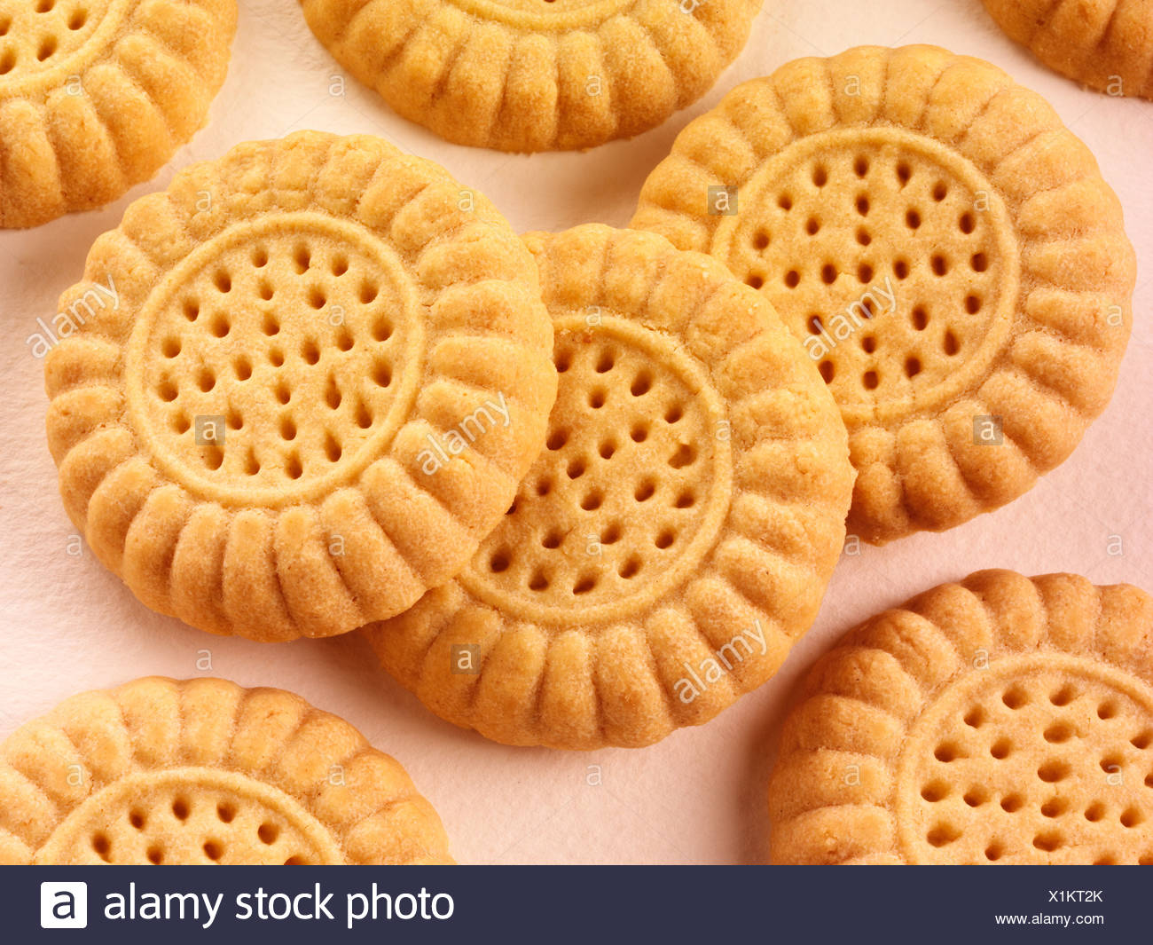 Scottish Shortbread Biscuits High Resolution Stock Photography and