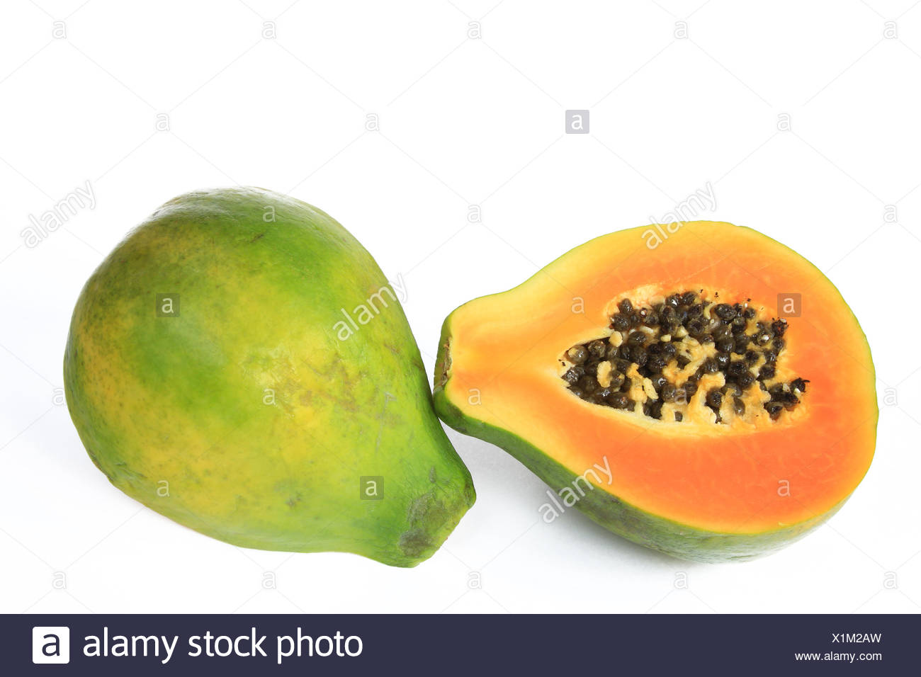Ripe Papaya Fruit Carica Papaya Stock Photo 276421457 Alamy