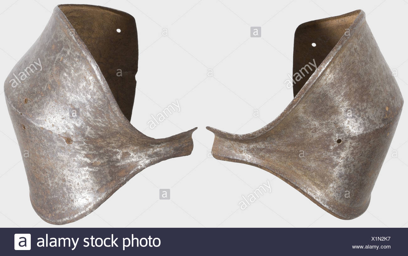A Pair Of Gothic Couters One Piece German Ca 1480 The