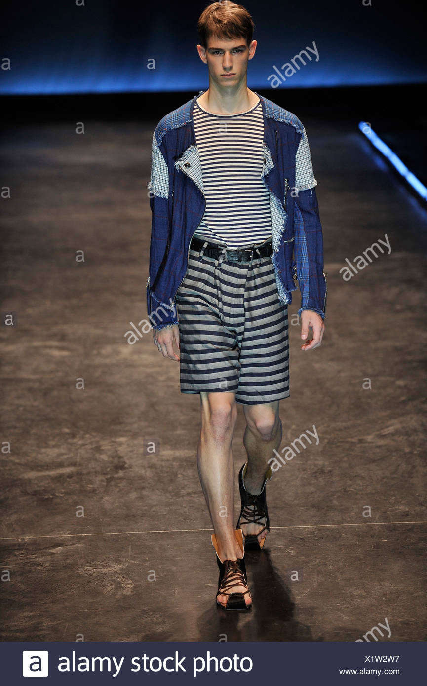 black and white striped shorts denim