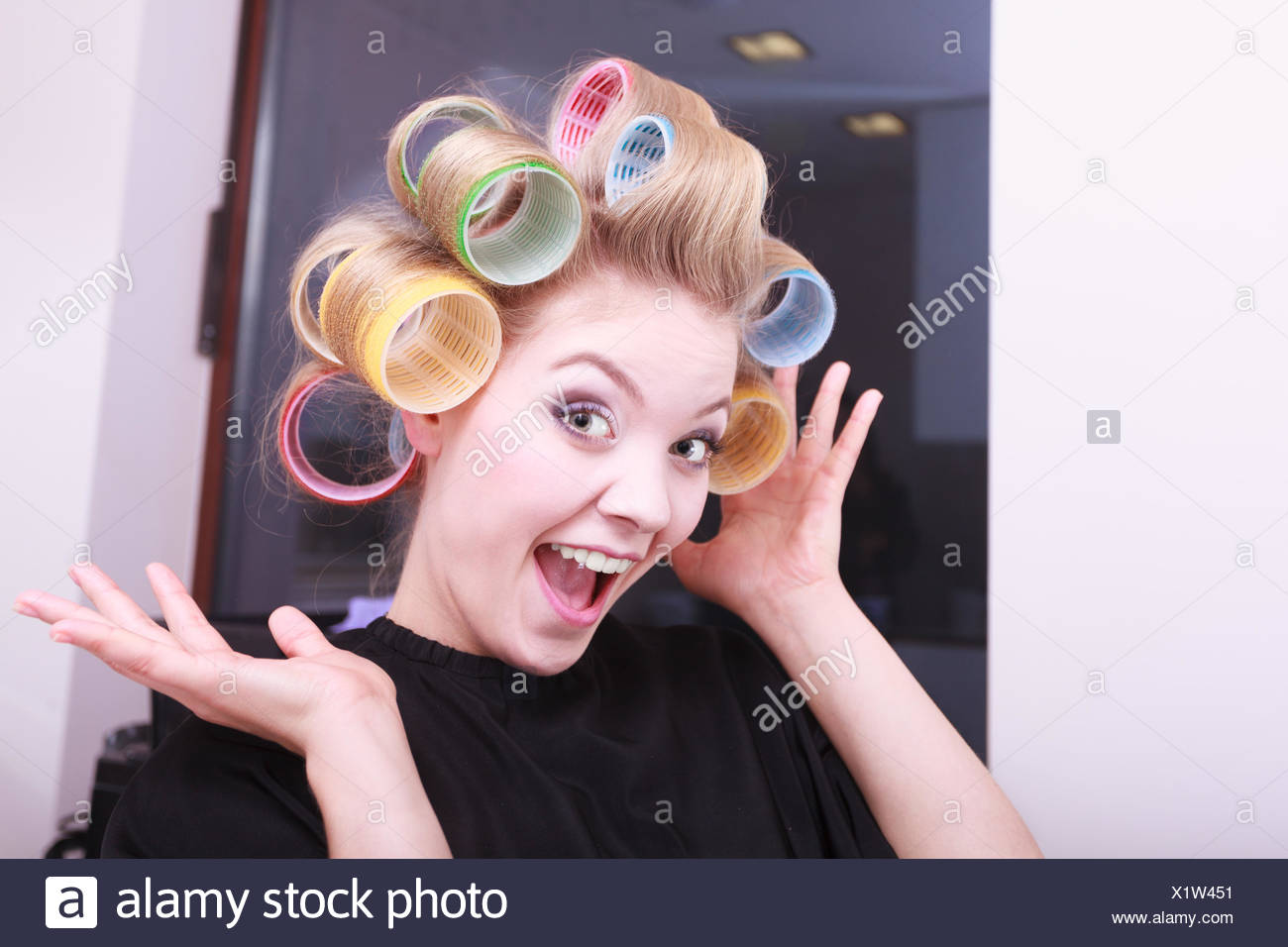 ladies hair curlers