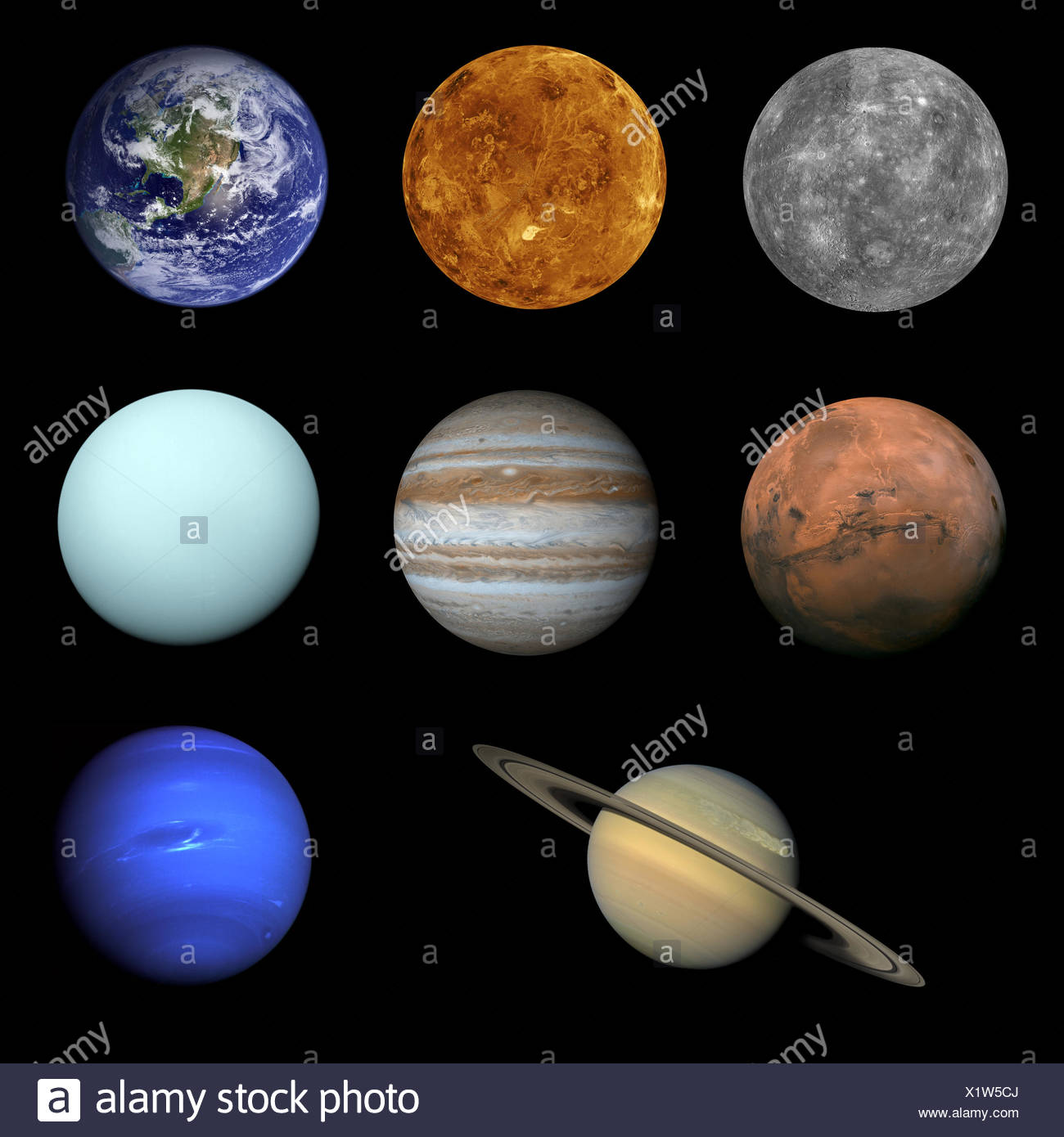 Planets Of Solar System High Resolution Stock Photography and Images ...
