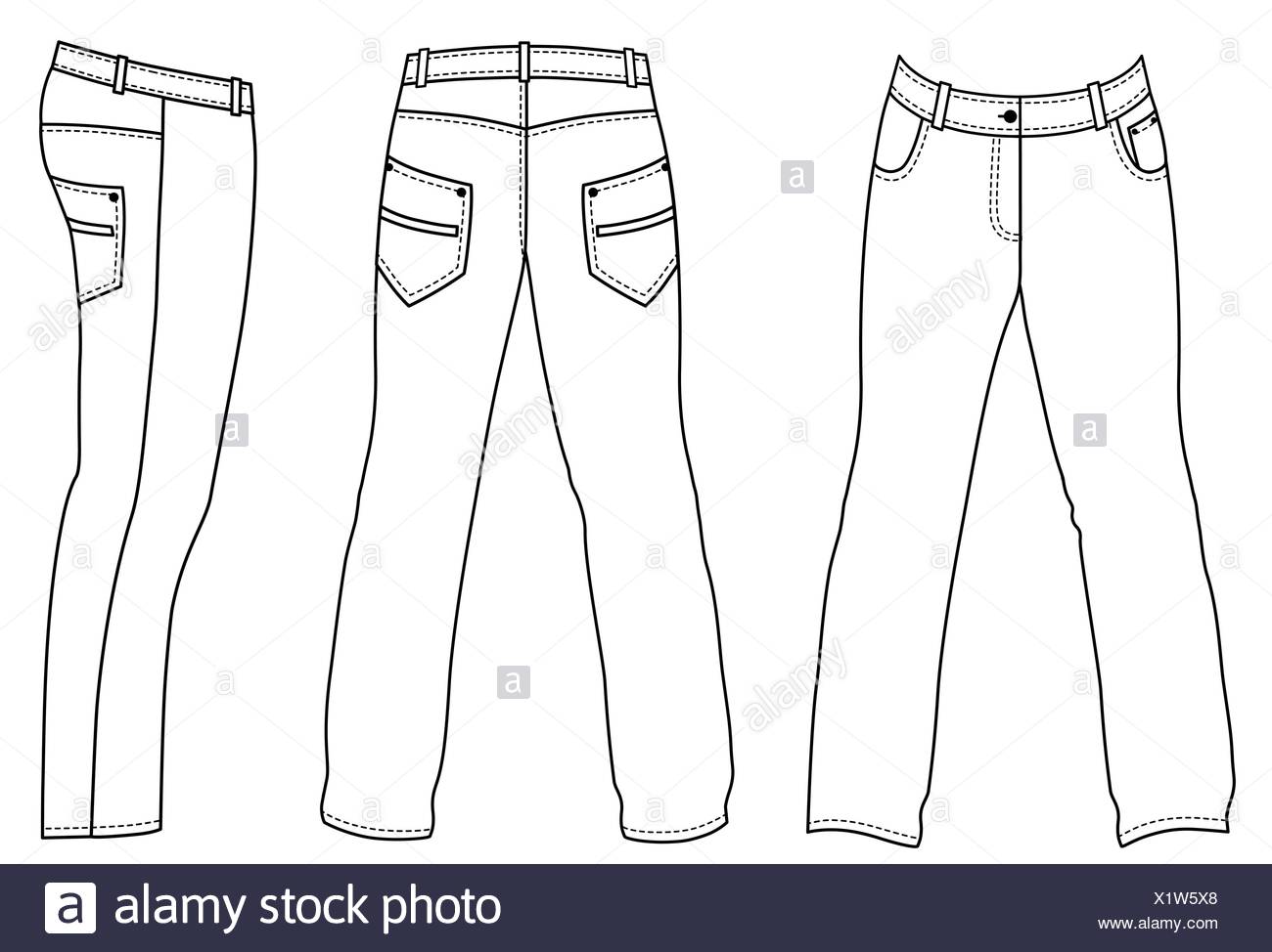 outline pants