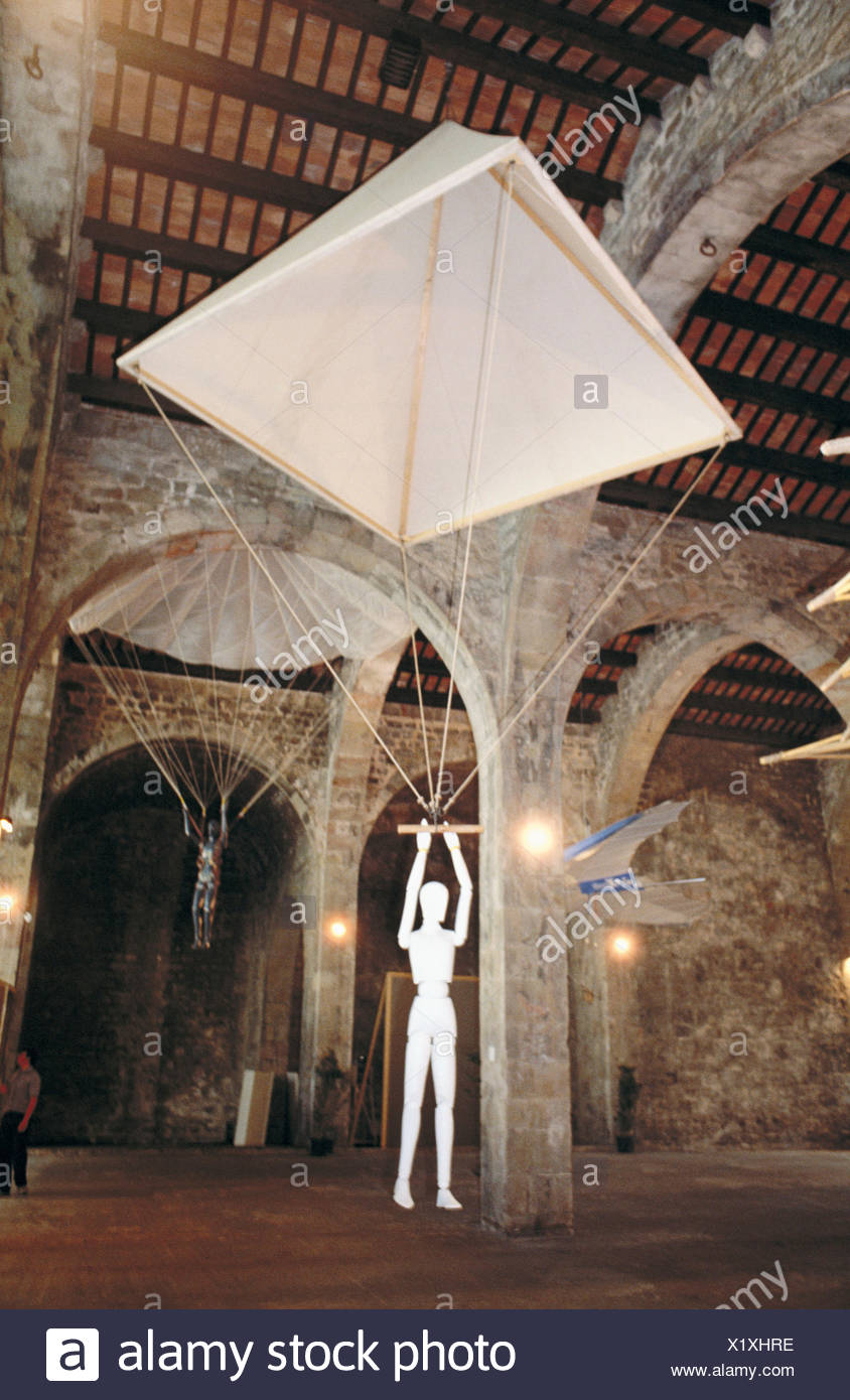 Leonardo Da Vinci Parachute High Resolution