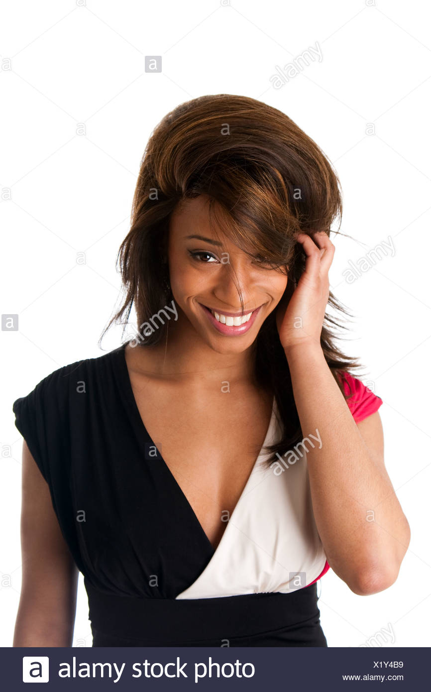Face Of Beautiful African American Business Woman With A Smile And