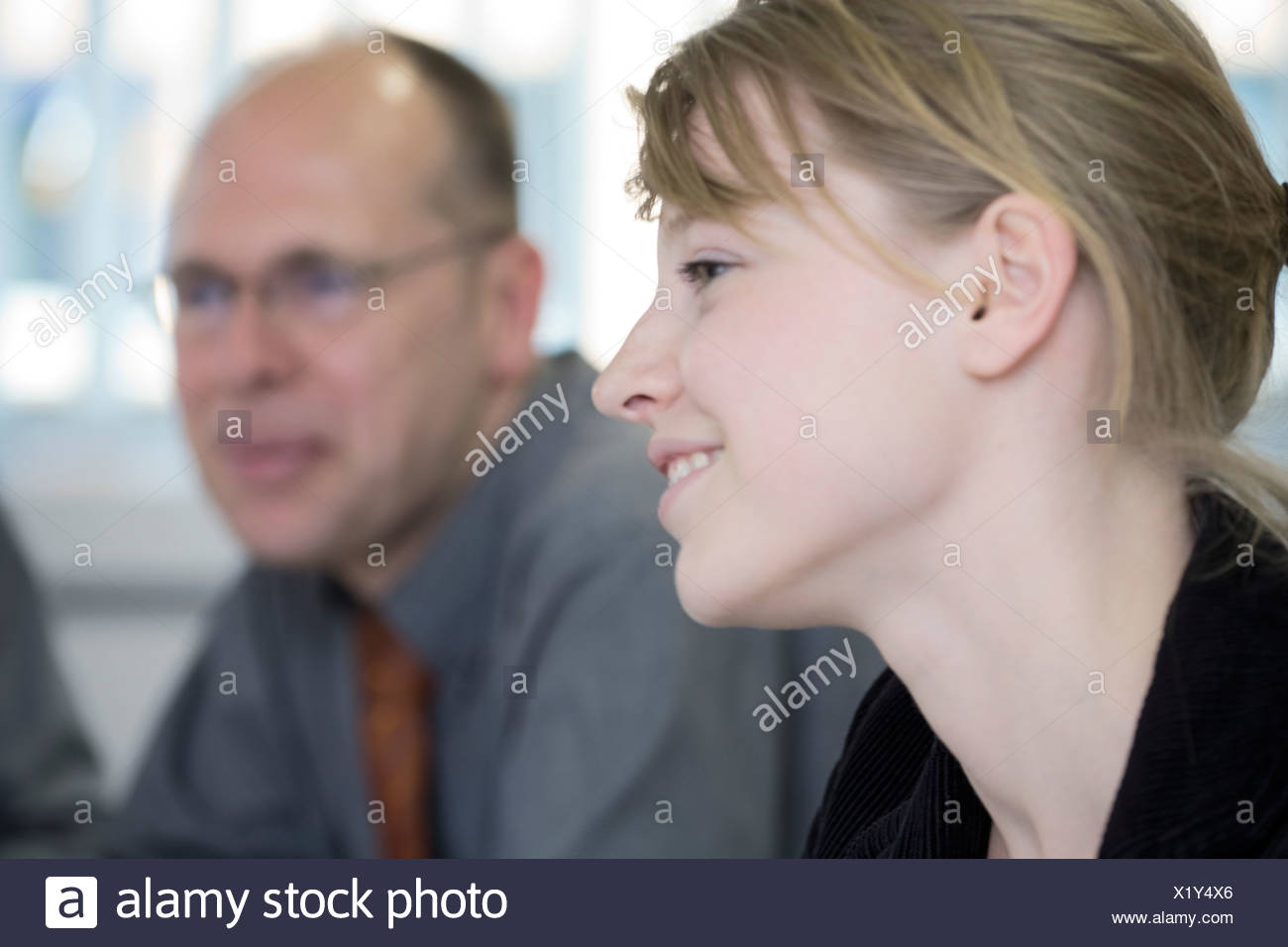 Team, office, meeting Stock Photo