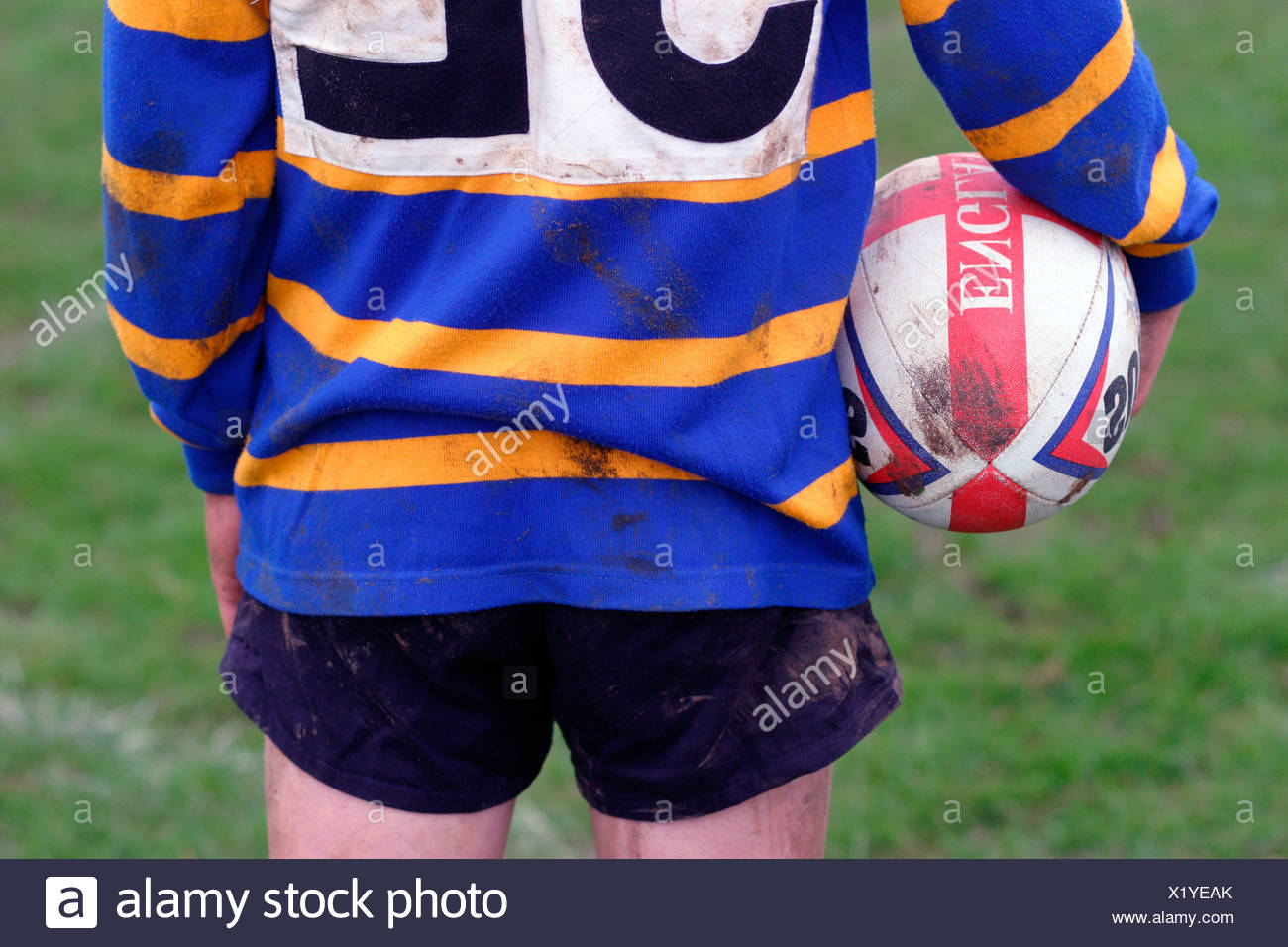 Boy Holding Rugby Ball High Resolution Stock Photography and Images Alamy