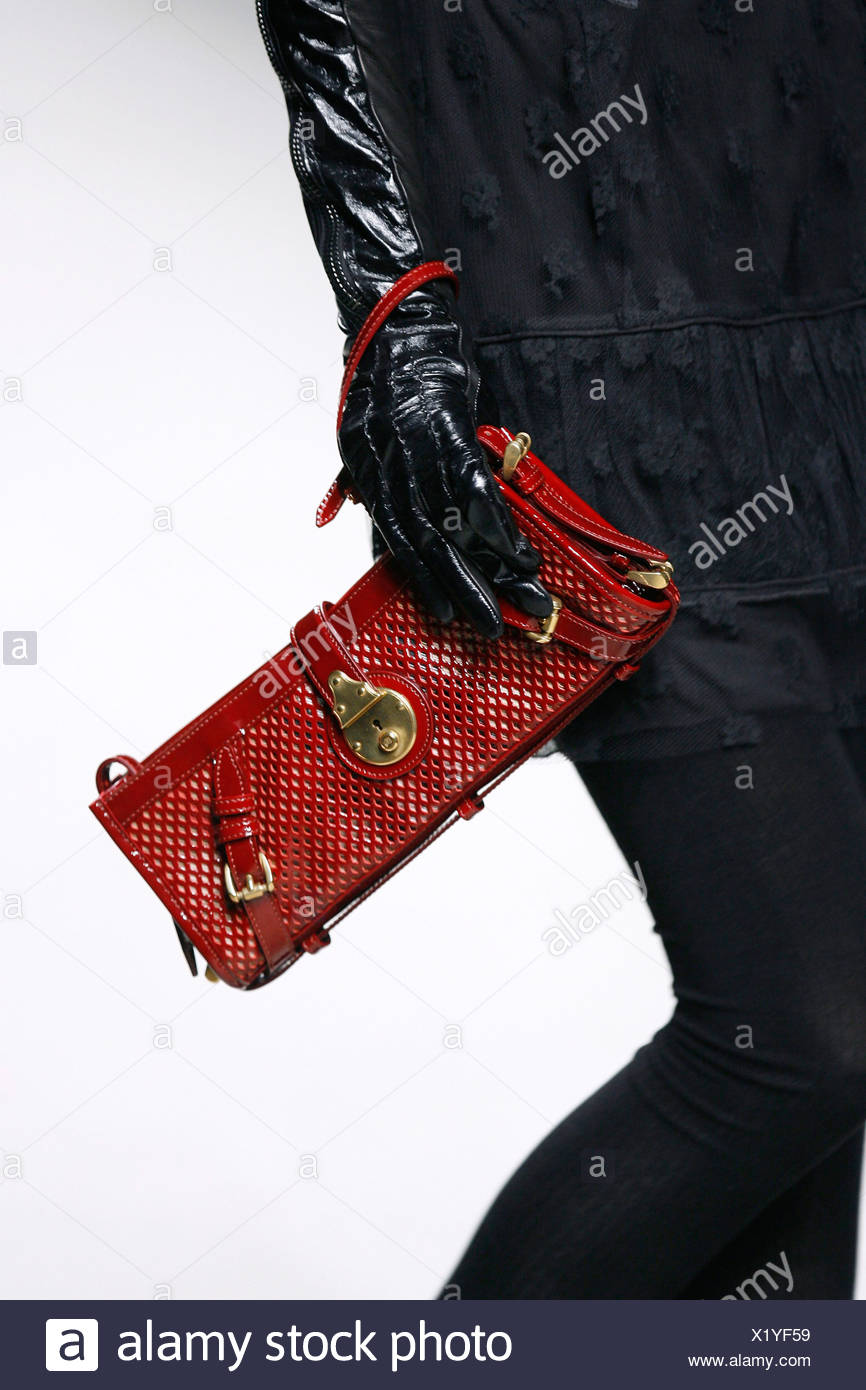black patent leather clutch