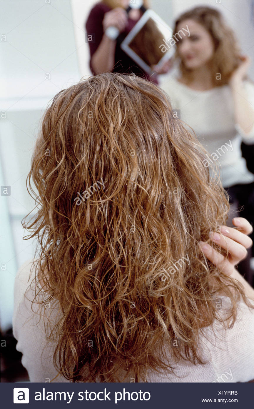 At The Hairdresser S Woman Man Boy Salon London Before And