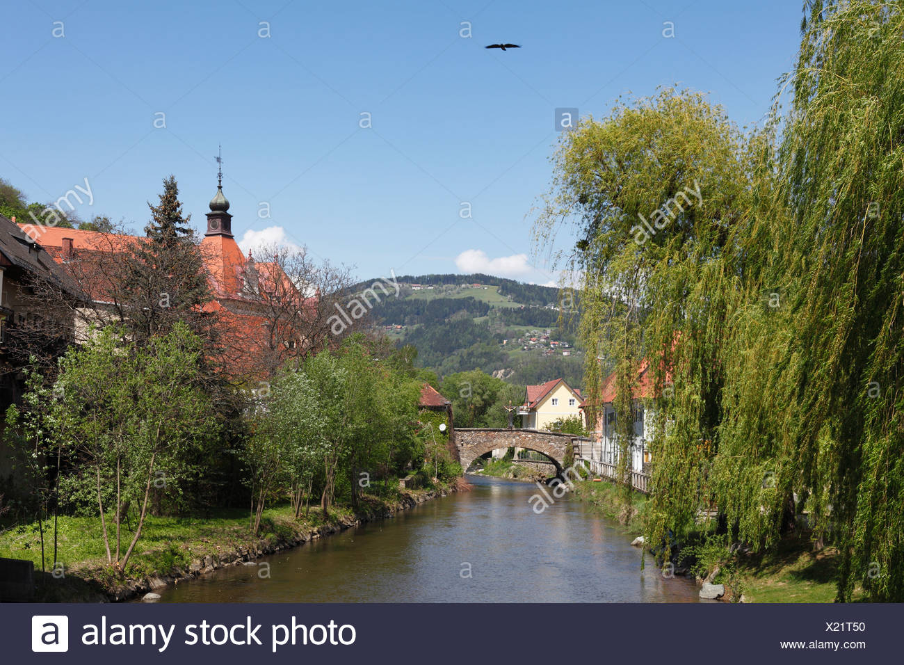 River Lavant In Wolfsberg Lavanttal Valley Carinthia Austria Europe Stock Photo Alamy
