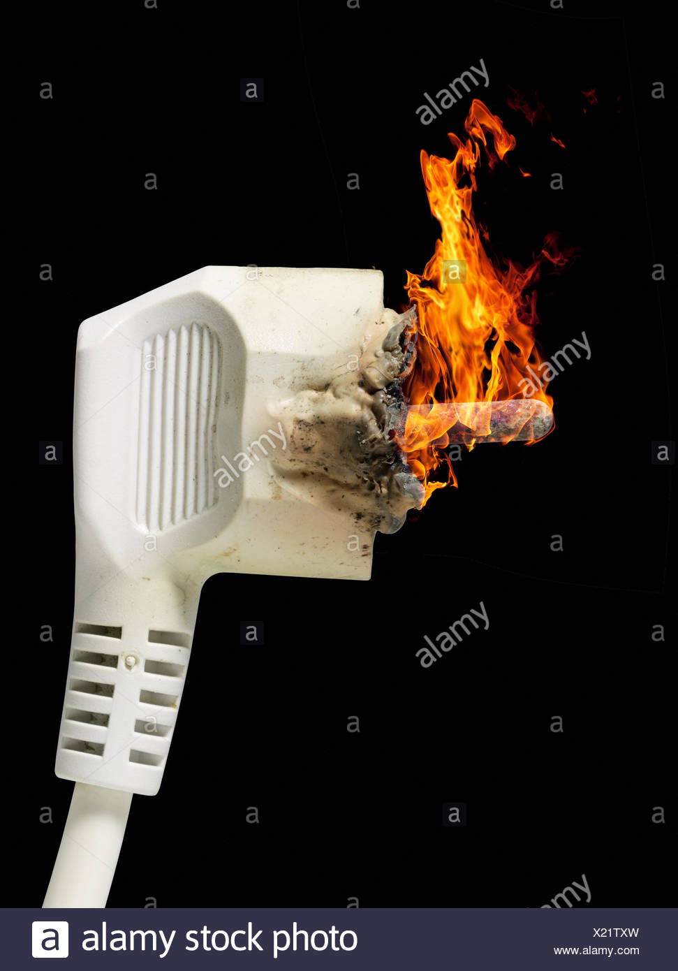 Plug Socket Fire High Resolution Stock Photography and Images Alamy