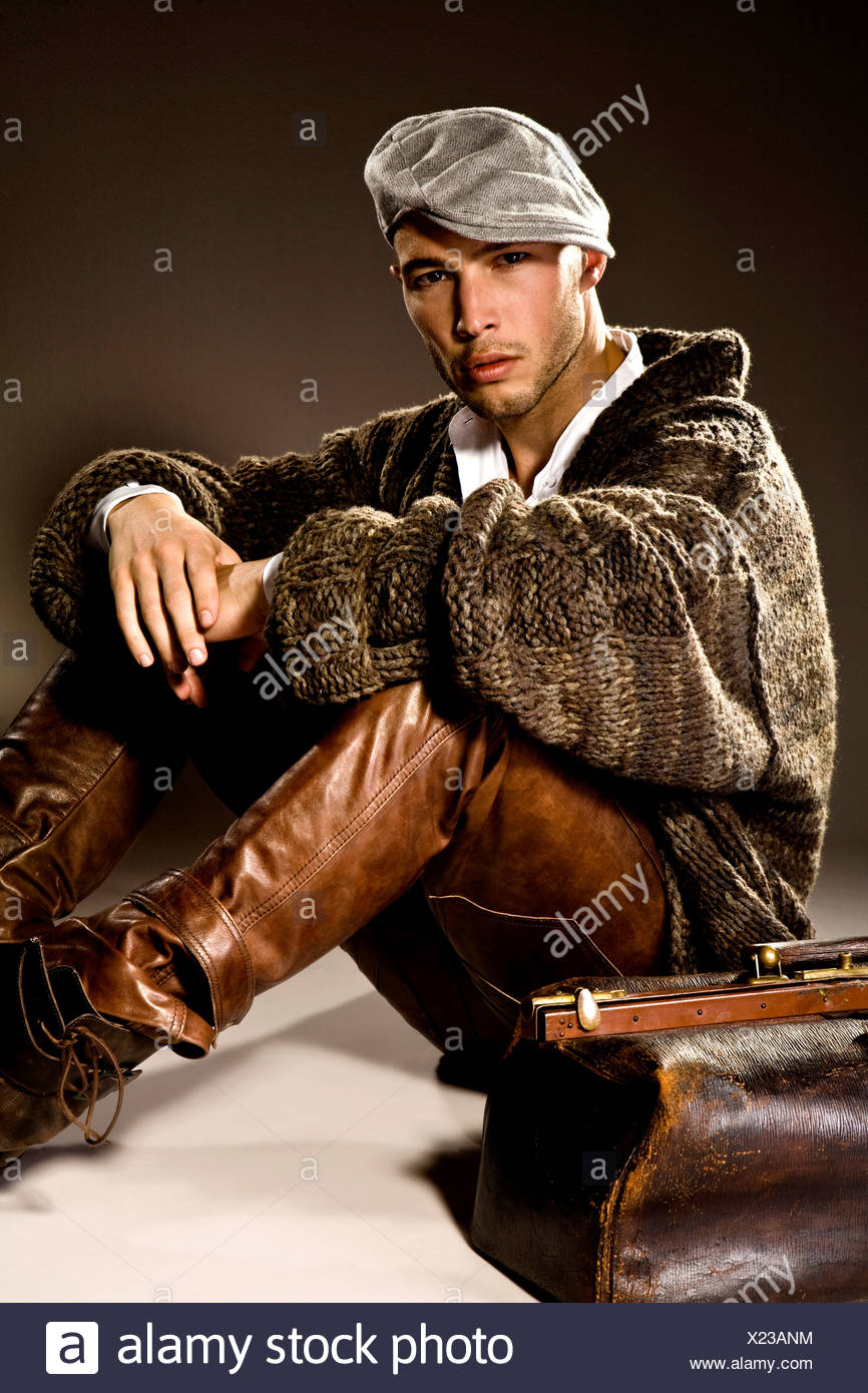 men in leather trousers