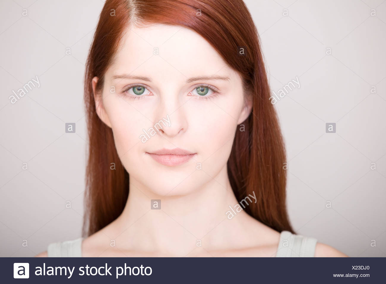 Young Woman Front View Portrait Stock Photo 276671752 Alamy