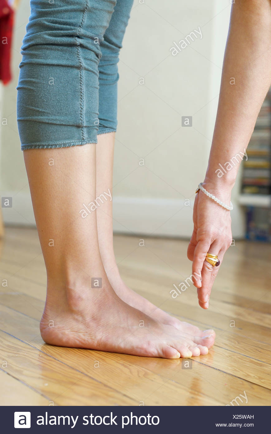 Touch Your Toes High Resolution Stock Photography and Images Alamy
