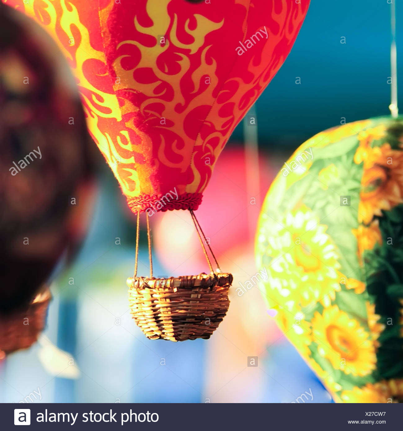 Hot Air Balloons Hanging Decorations Stock Photo 276758979 Alamy
