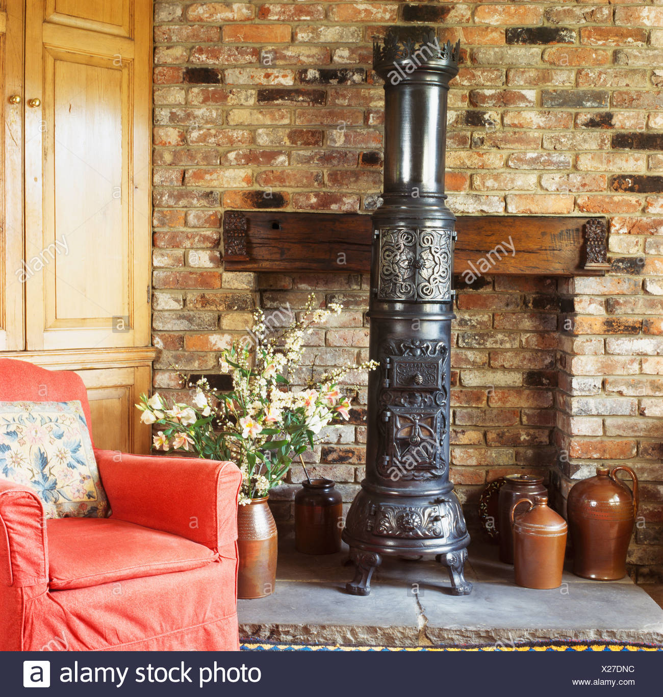 Victorian Black Fireplace Stock Photos Victorian Black Fireplace