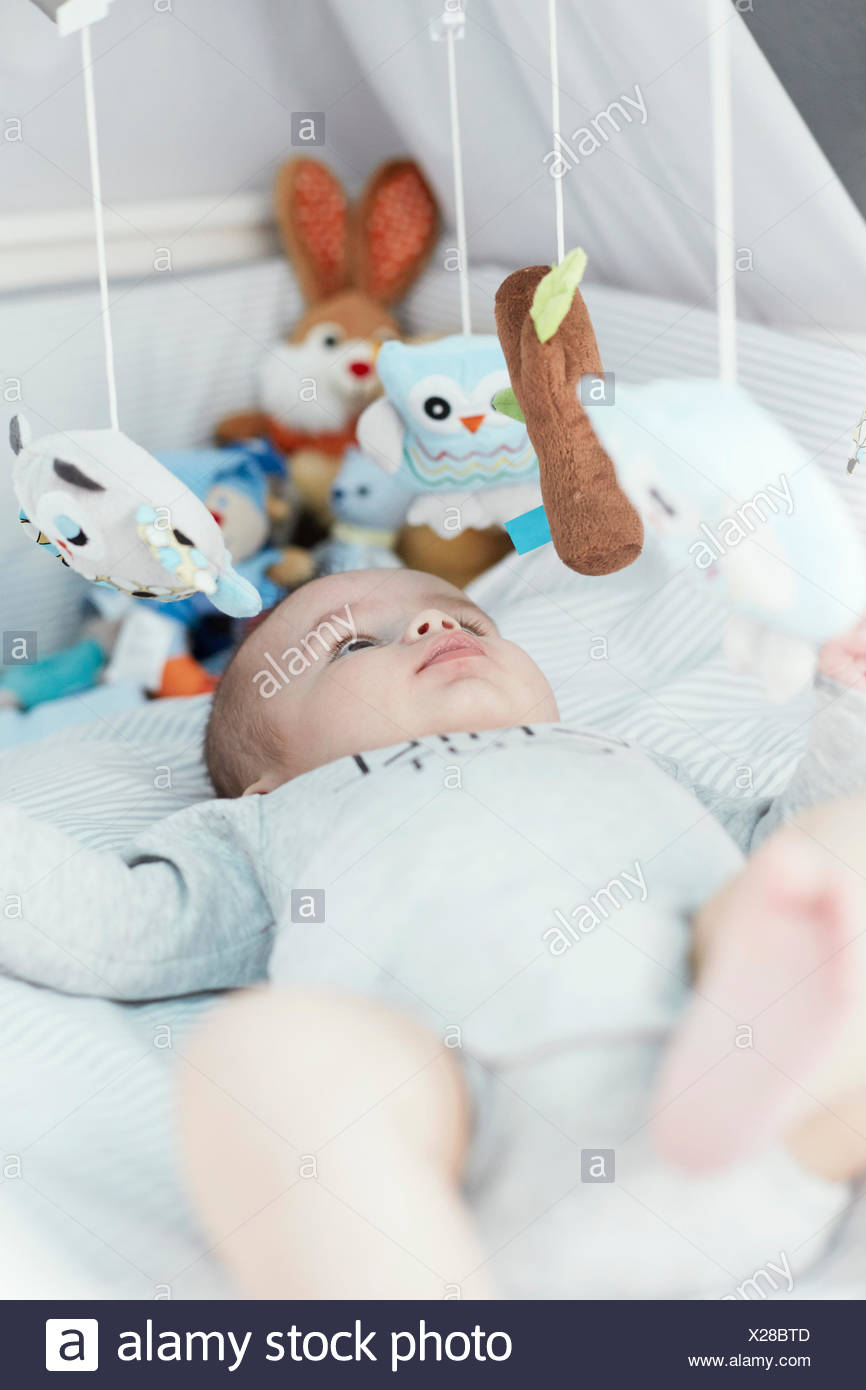 toys in the crib