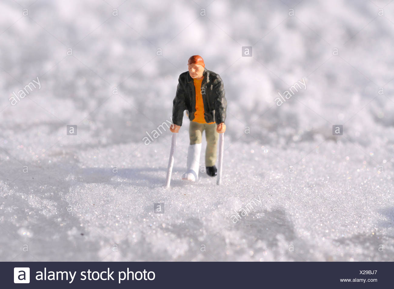 One Leg One Crutch High Resolution Stock Photography and Images Alamy