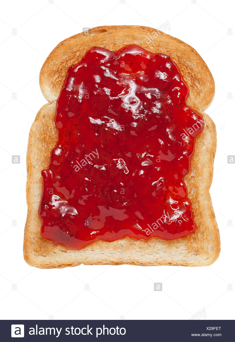 Jam on toast Stock Photo 276804944 Alamy