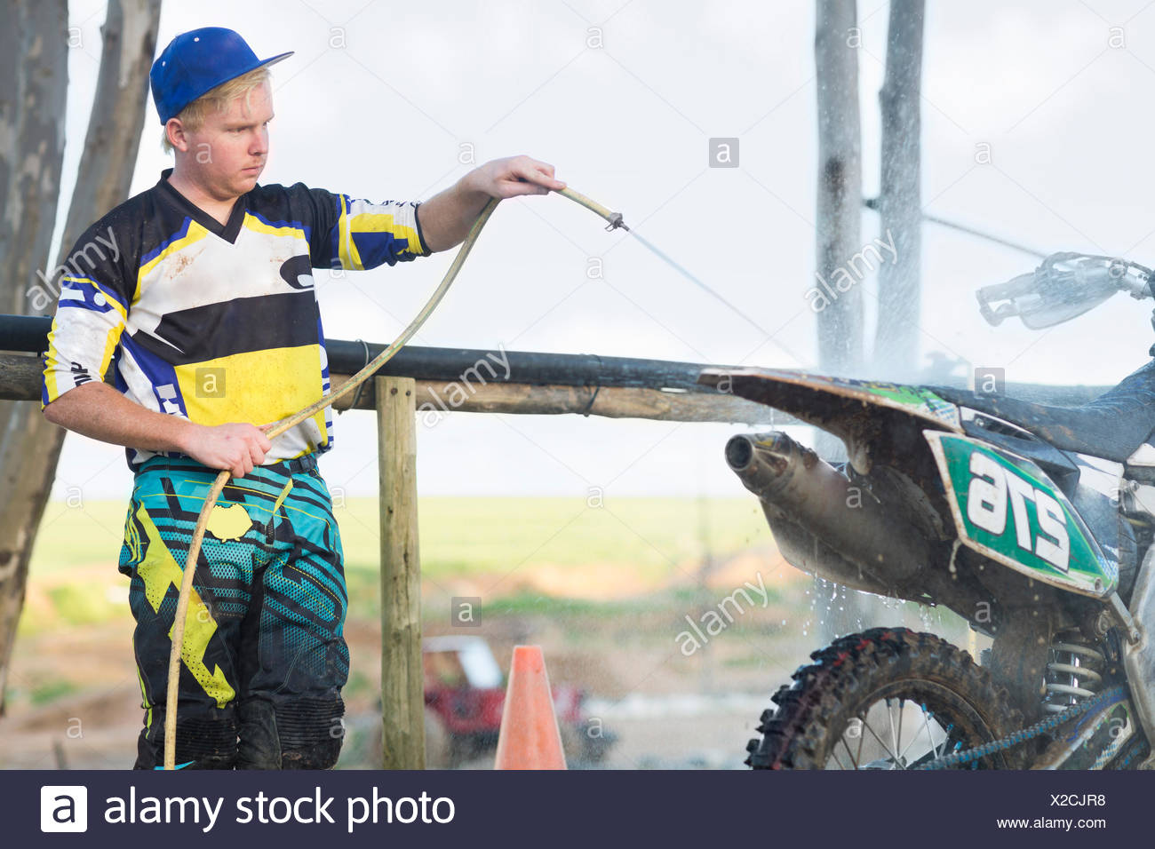 Cleaning Motorcycle High Resolution Stock Photography and Images Alamy