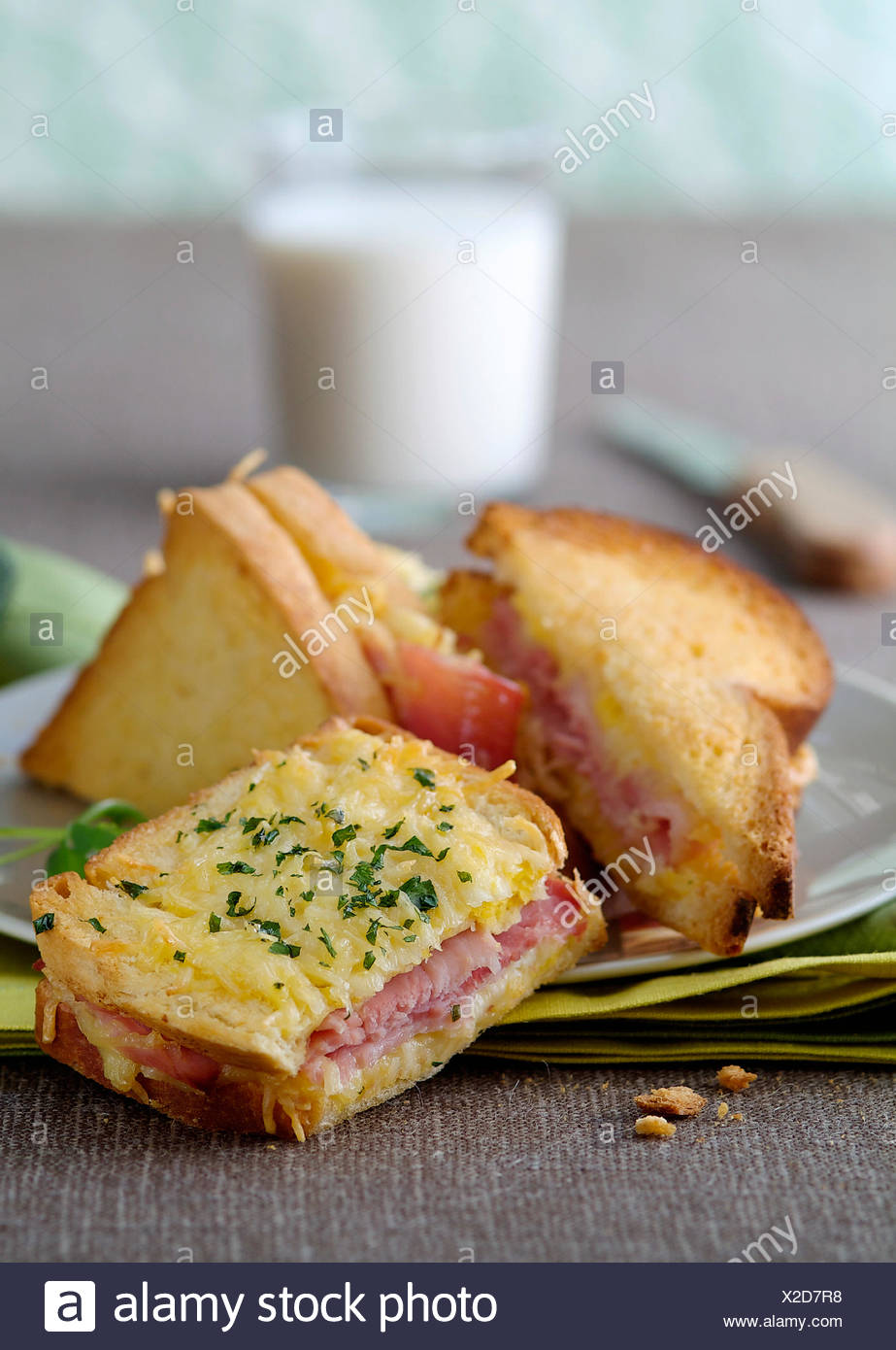 Croque Monsieur Stock Photo 276886716 Alamy