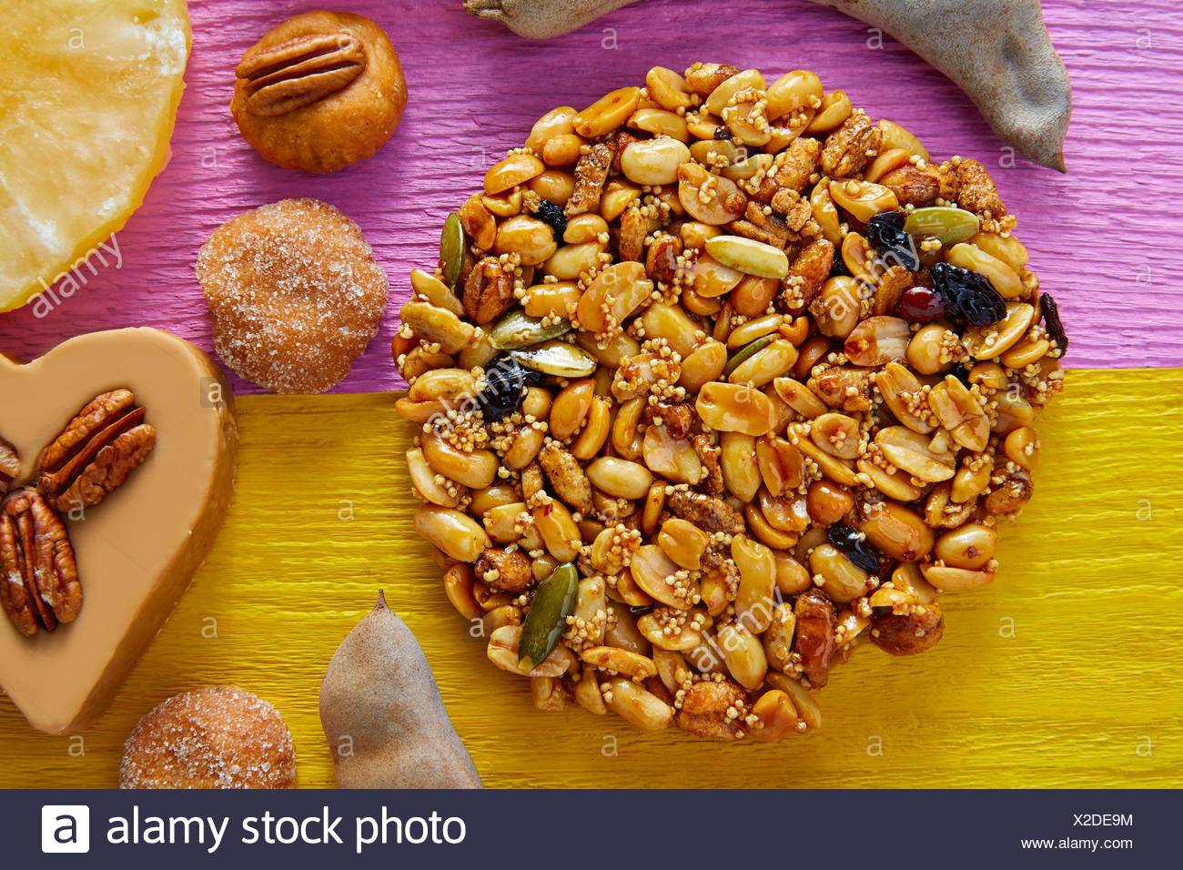 Mexican Candy Sweet Palanqueta With Peanuts Crunchy And Amaranth Seeds Stock Photo Alamy