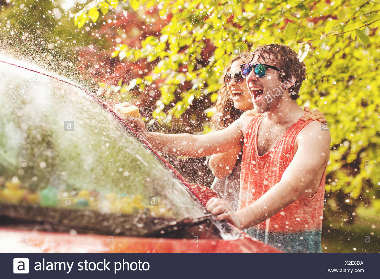 Teenager Washing Car High Resolution Stock Photography and Images Alamy