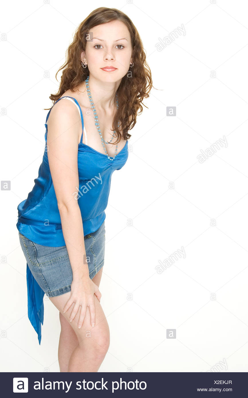 Page 3 - Teen Denim Skirt High Resolution Stock Photography and Images ...