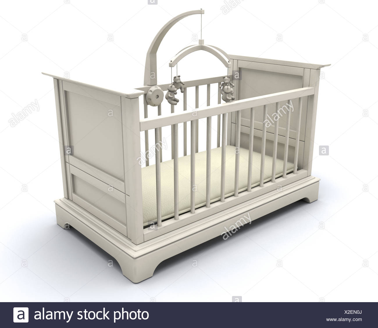 toy wooden cot
