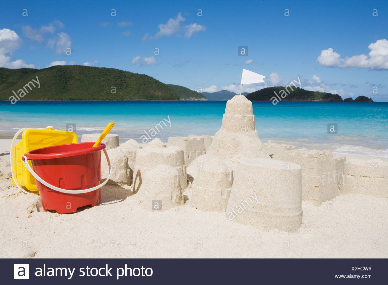 Beach Bucket Pail Sandcastle High Resolution Stock Photography And Images Alamy