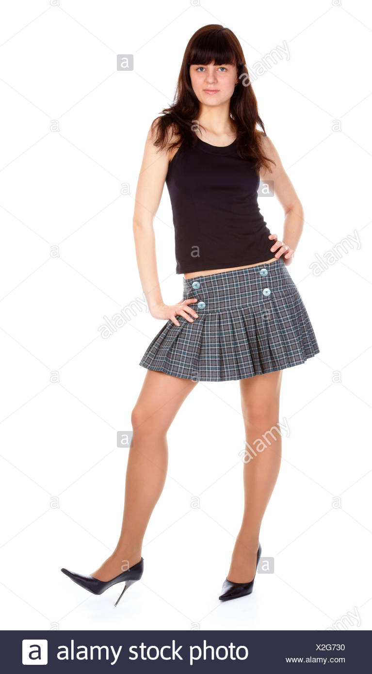 Gray Short Skirt High Resolution Stock Photography and Images - Alamy