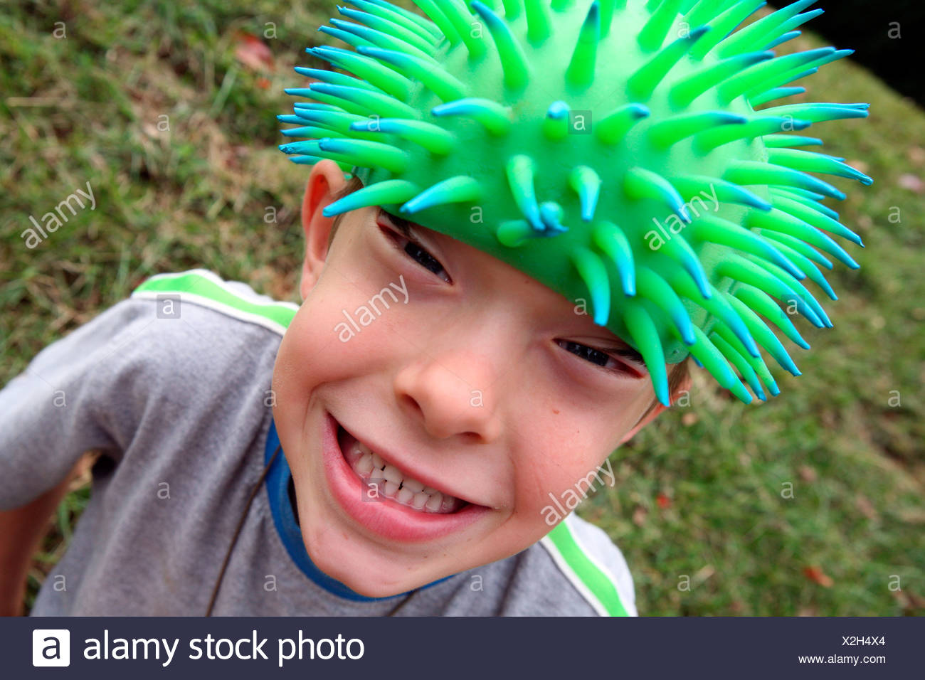 funny green hat
