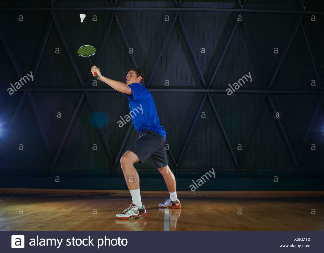 Badminton Game Court Stock Photos & Badminton Game Court Stock Images Alamy