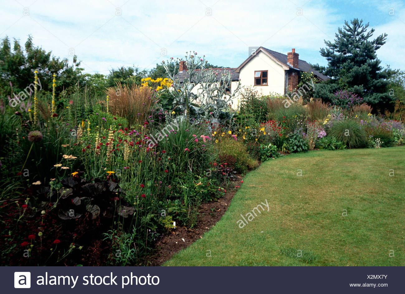 Donadea Lodge Babell Flintshire Garden Neat Green Lawn And