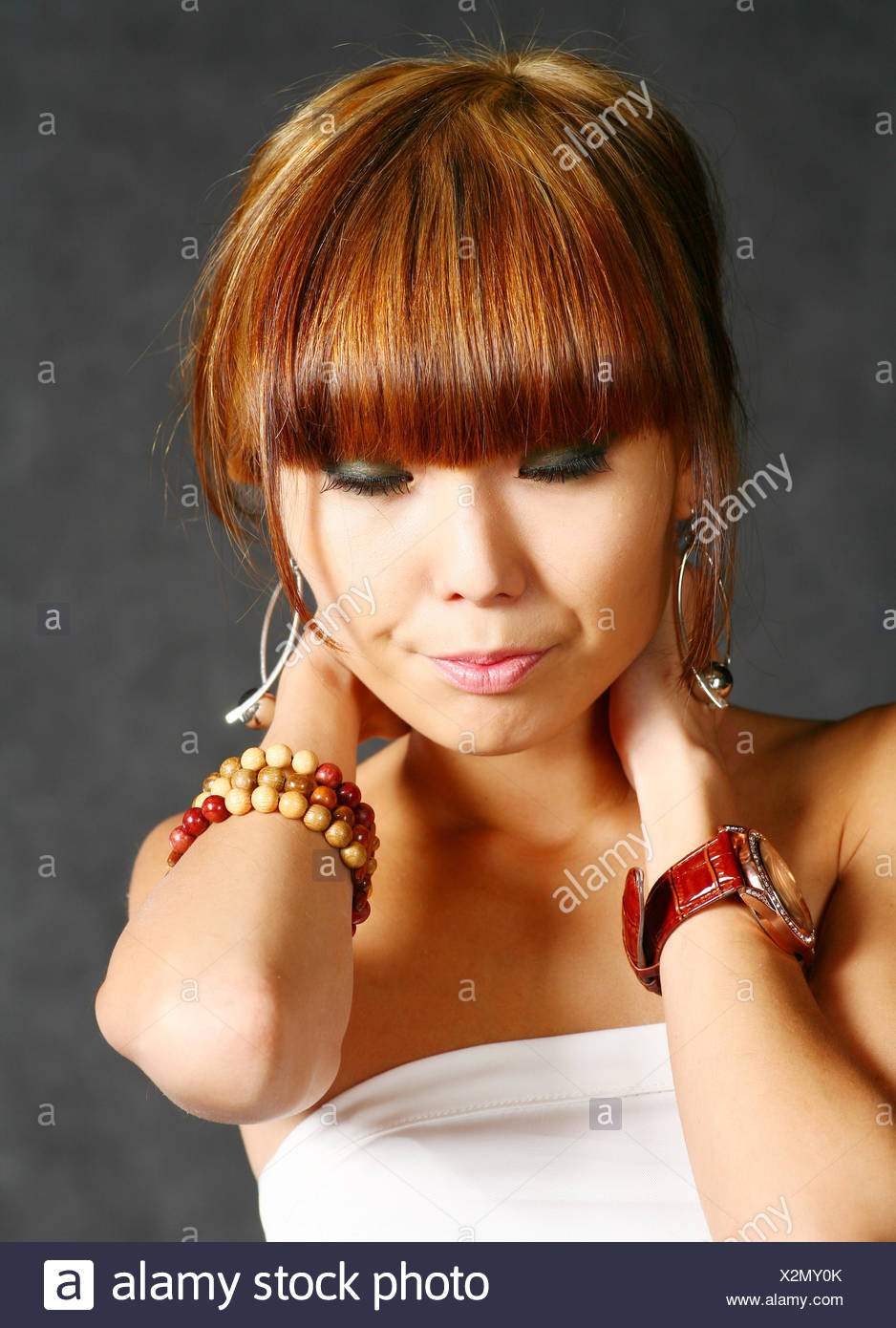 Natural Light Portrait Attractive Asian Stock Photos Natural