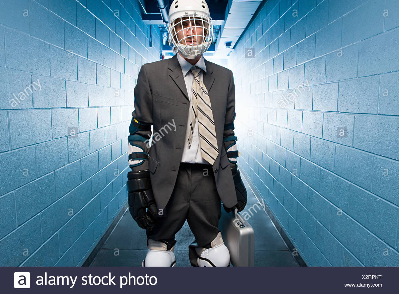 Wearing Hockey Helmet Stock Photos & Wearing Hockey Helmet Stock Images