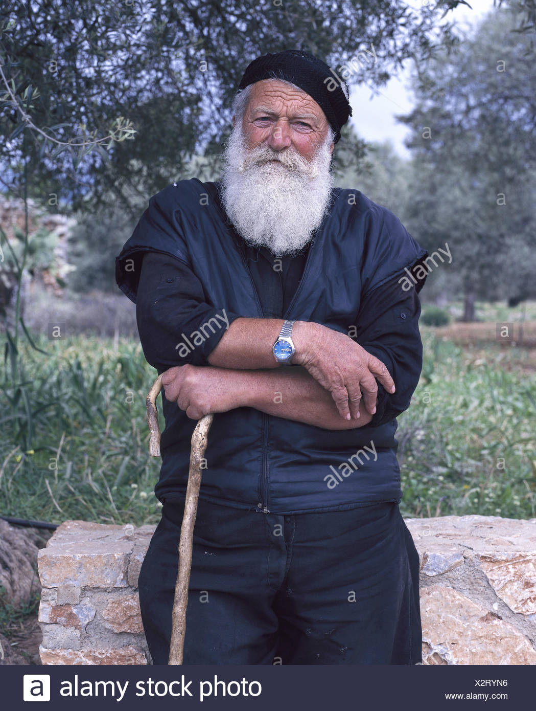 Greece Island Crete Aradena Shepherd Beard Floor Half
