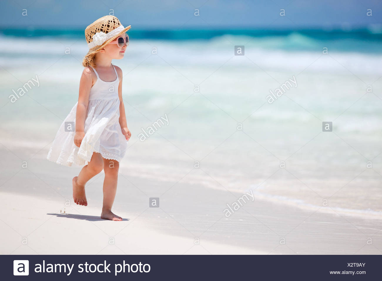 young girls sun hats
