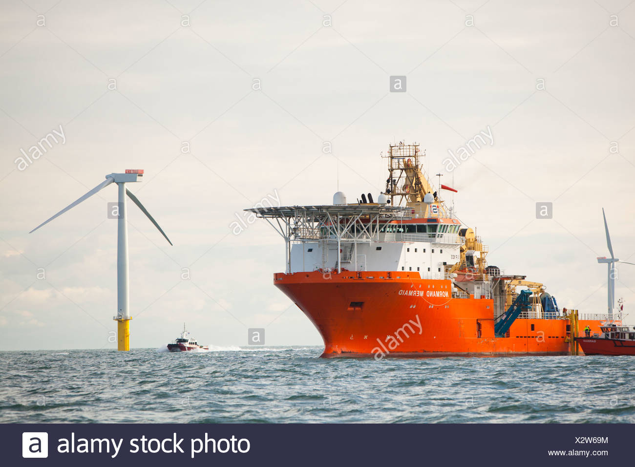 Transformer Substation Walney Offshore Wind Stock Photos ...