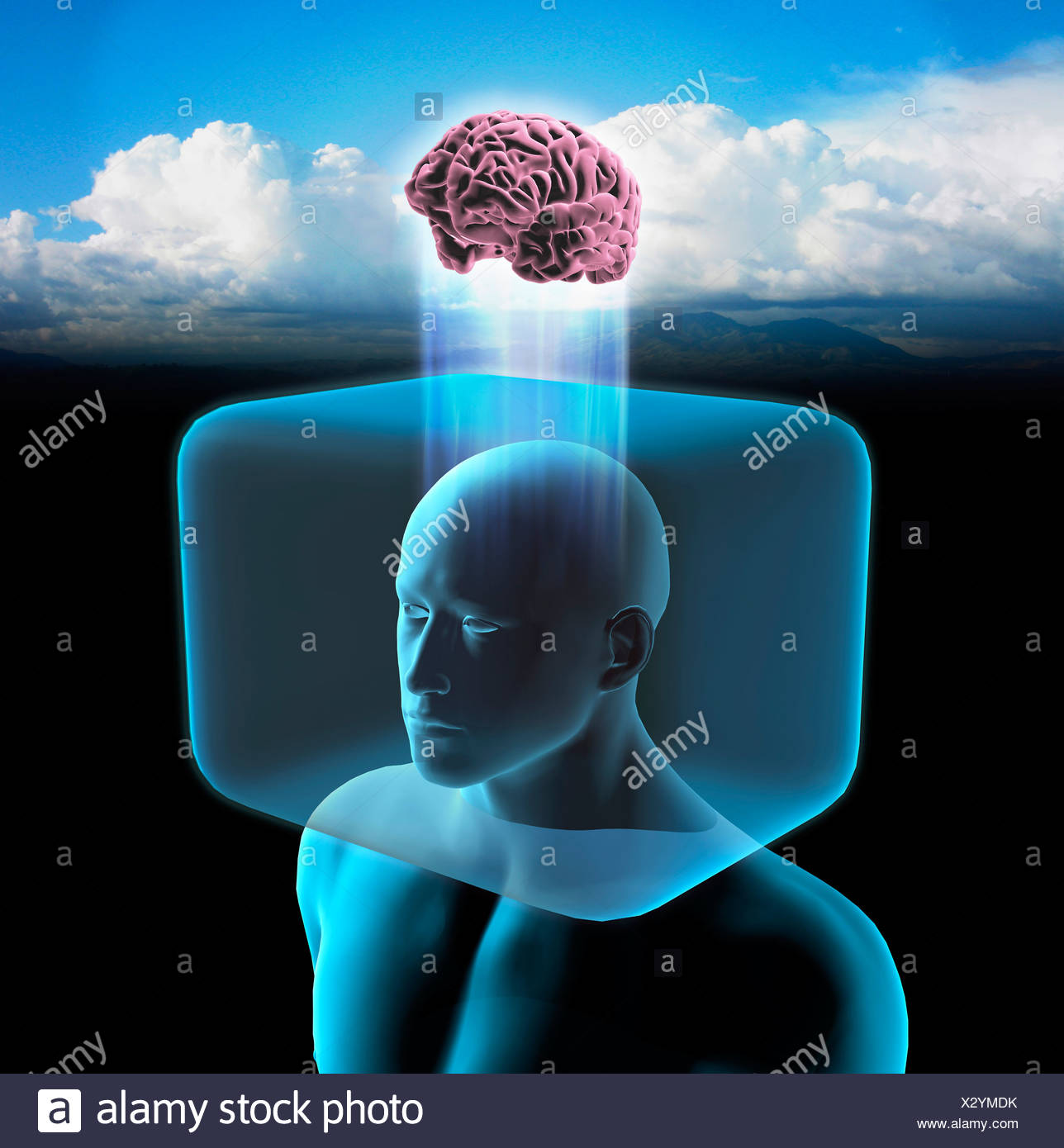 blue-man-with-head-inside-cage-and-brain