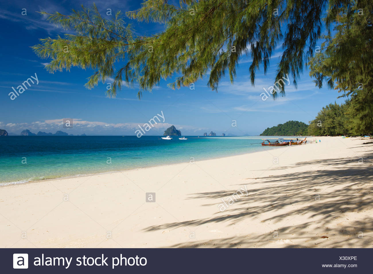 Sandy Beach Ko Kradan Koh Kradan Trang Thailand Southeast Asia Asia Stock Photo Alamy