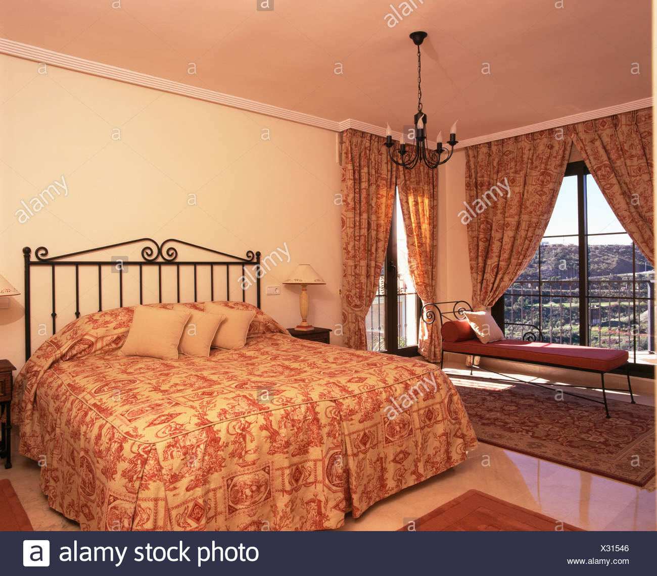 Interiors Traditional Spanish Bedroom High Resolution Stock Photography And Images Alamy