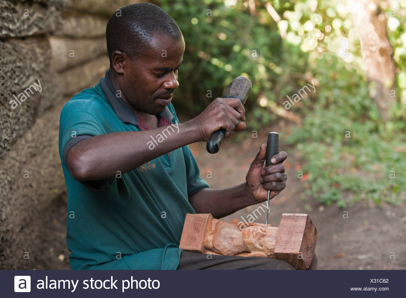 African Wooden Carvings High Resolution Stock Photography and Images ...