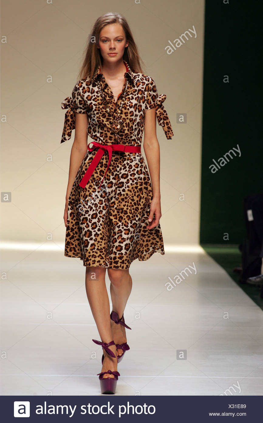 leopard print dress with belt