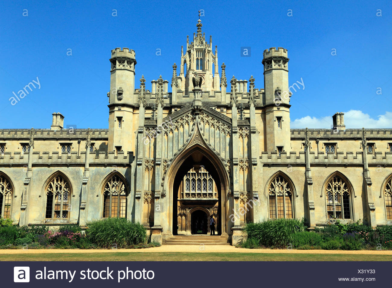 St. Johns College, Cambridge, England UK, English university universities colleges Stock Photo