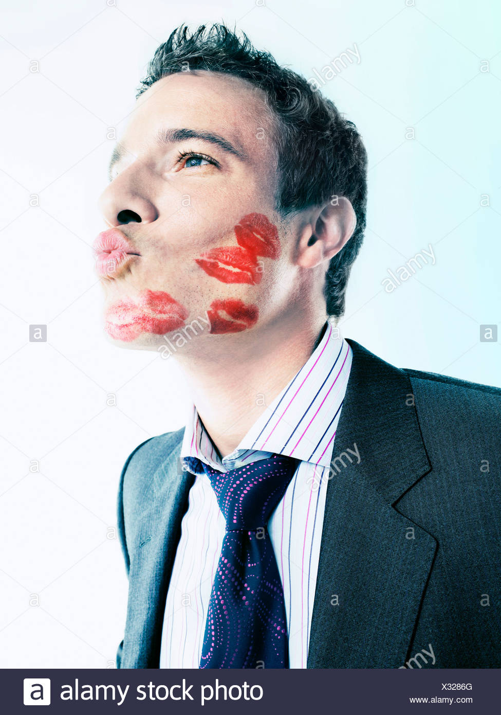 Lipstick Marks High Resolution Stock Photography and Images Alamy