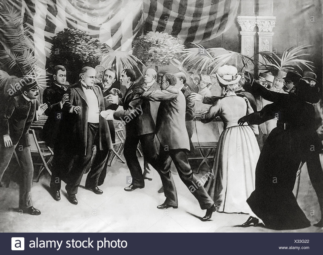President Mckinley Assassination High Resolution Stock Photography and