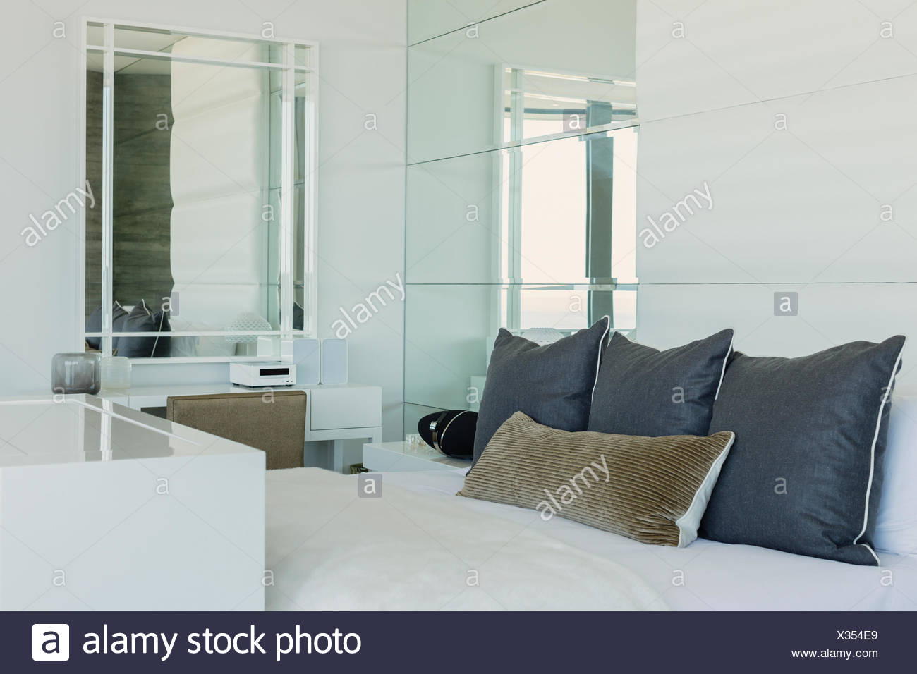 Modern Luxury Home Showcase Bedroom Stock Photo 277323153