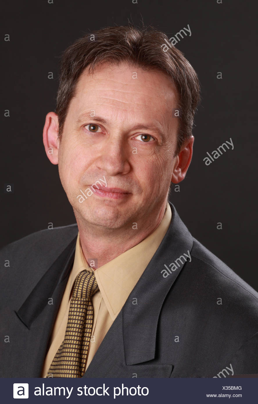 middle-aged businessman Stock Photo