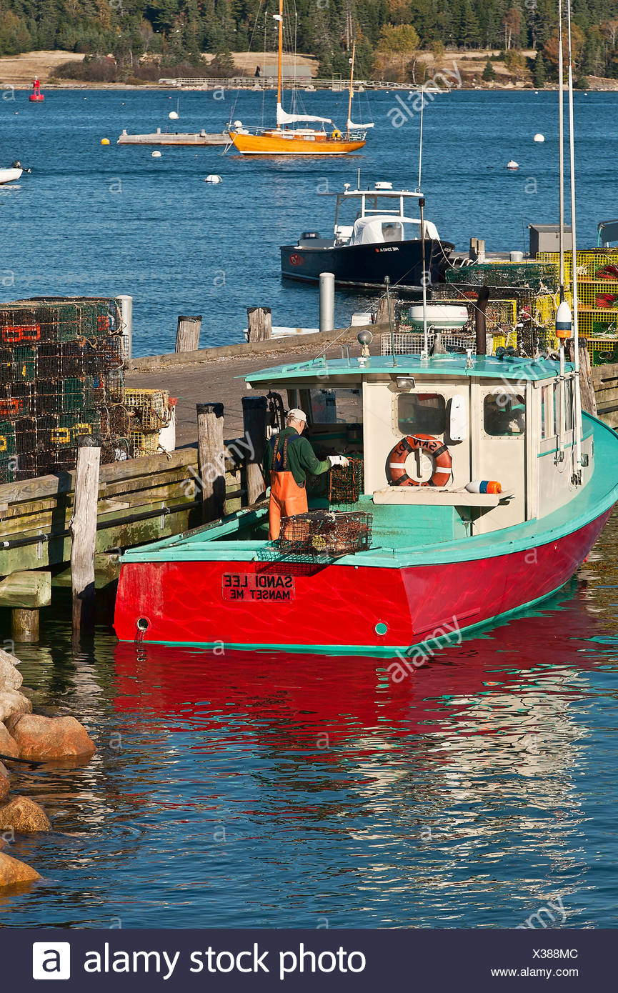 Maine Lobster Boat High Resolution Stock Photography and Images Alamy